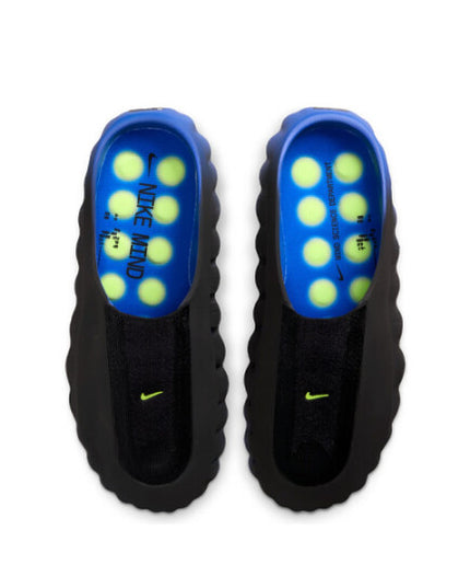 Nike Mind 001 Flyknit Slide Hyper Royal Black