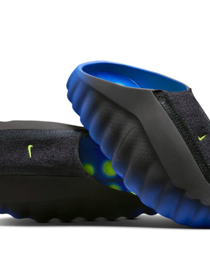 Nike Mind 001 Flyknit Slide Hyper Royal Black