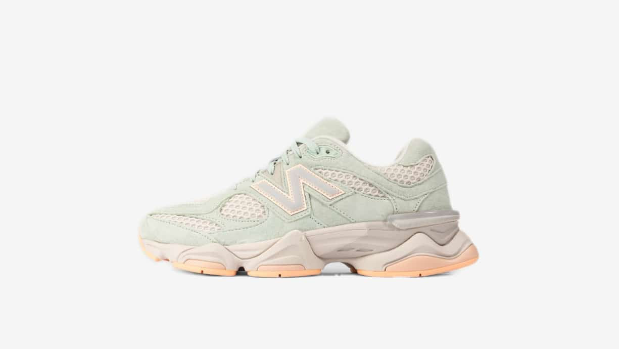 New Balance 9060 The Whitaker Group Missing Pieces Silver Moss Green