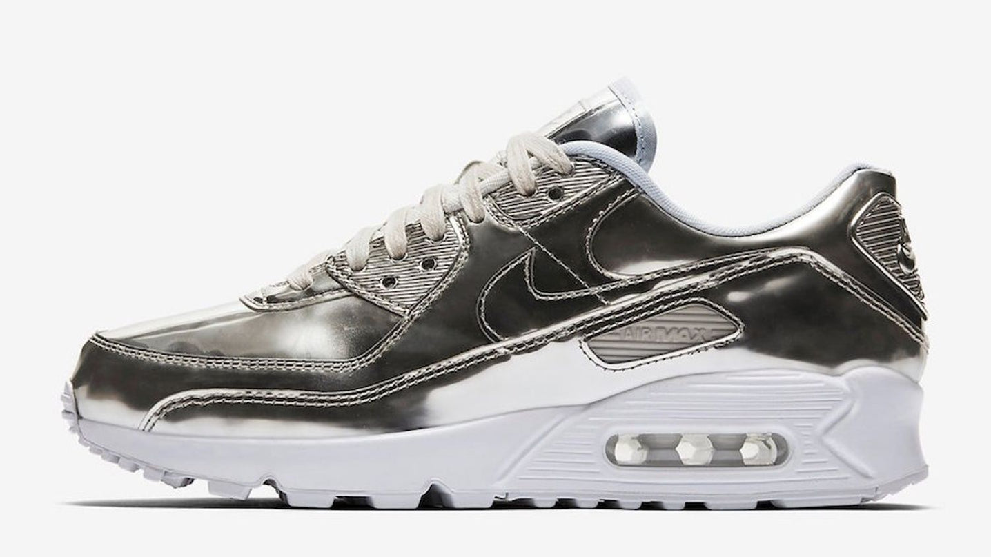Nike Air Max 90 Metallic Silver