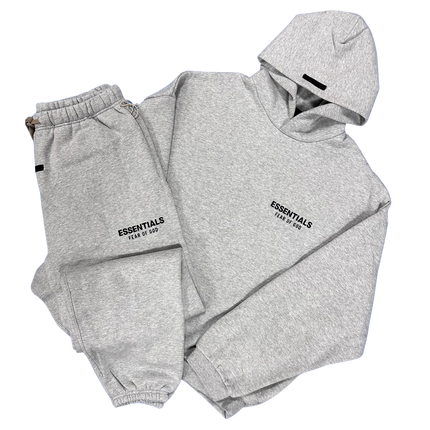 FEAR OF GOD ESSENTIALS - FLEECE LIGHT - HEATHER GRAY