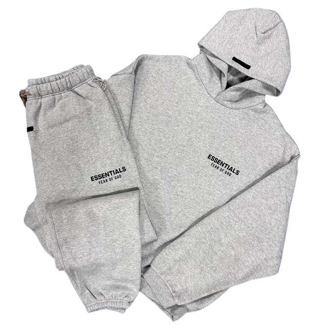 FEAR OF GOD ESSENTIALS - FLEECE LIGHT - HEATHER GRAY