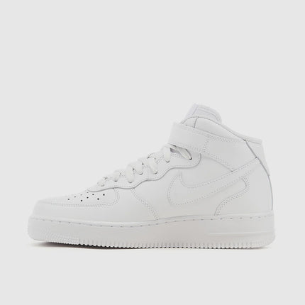 Nike Air Force 1 Mid EasyOn SE GS 'Triple White'