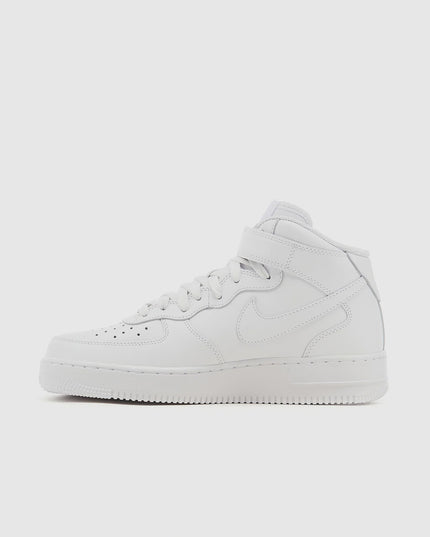 Nike Air Force 1 Mid EasyOn SE GS 'Triple White'