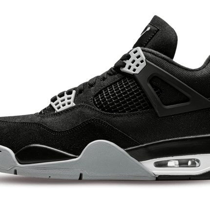USED Jordan 4 Black Canvas