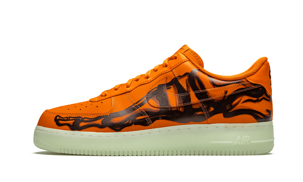 Nike Air Force 1 Low Orange Skeleton